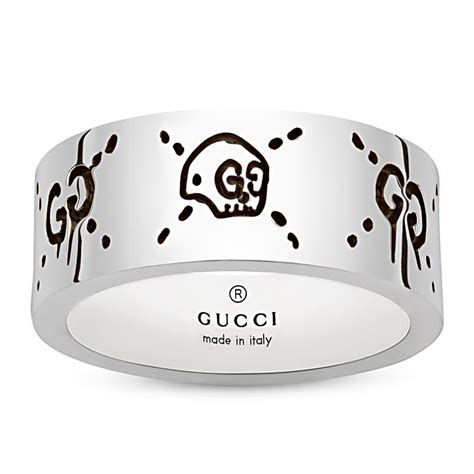 GucciGhost ring in silver in sterling silver .